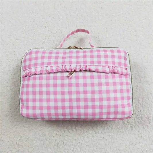 Pink Plaid Lunchbox