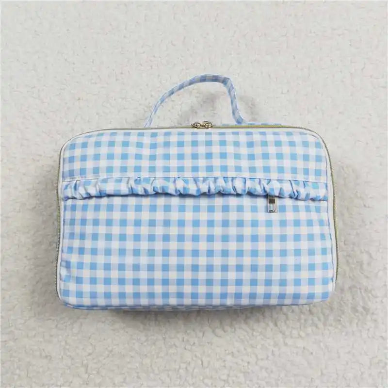 Blue Plaid Lunchbox