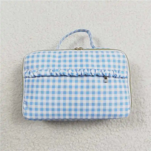 Blue Plaid Lunchbox