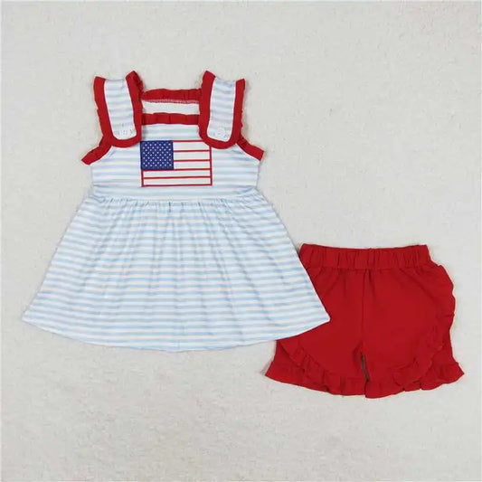 Girls Patriotic Flag Set