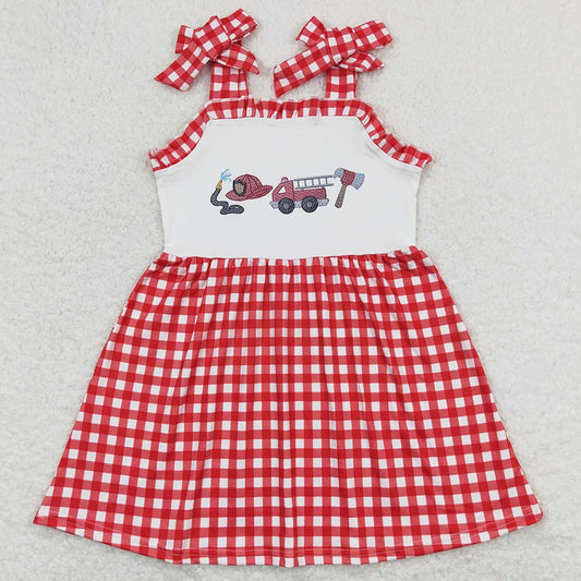 Girls Fire Truck Dress