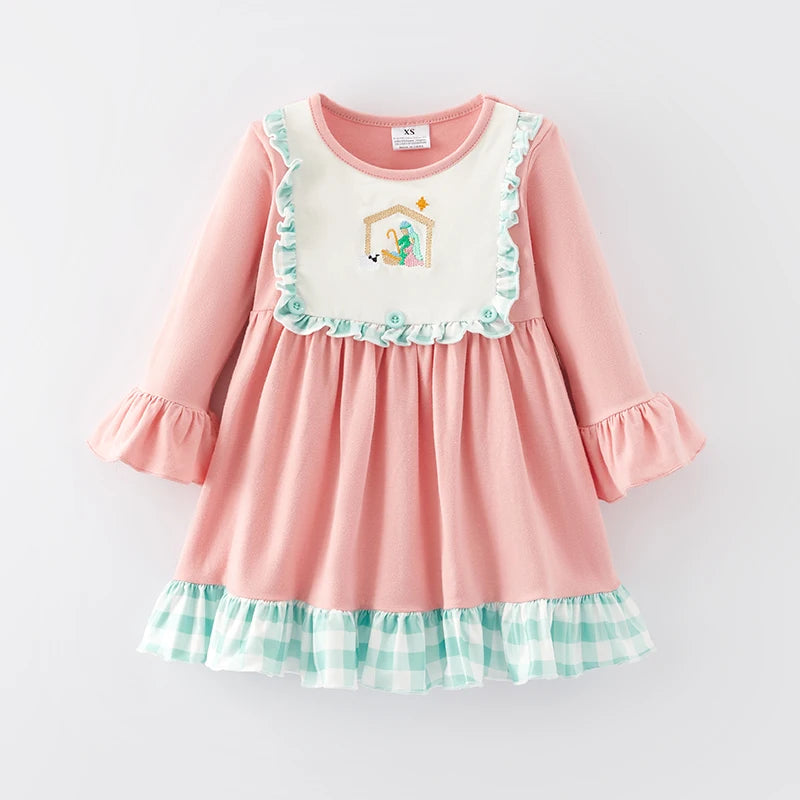 Girls Nativity Christmas Dress