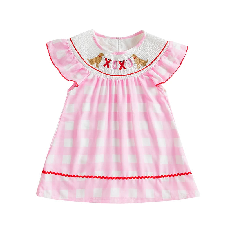 Girls Smocked XOXO Dress