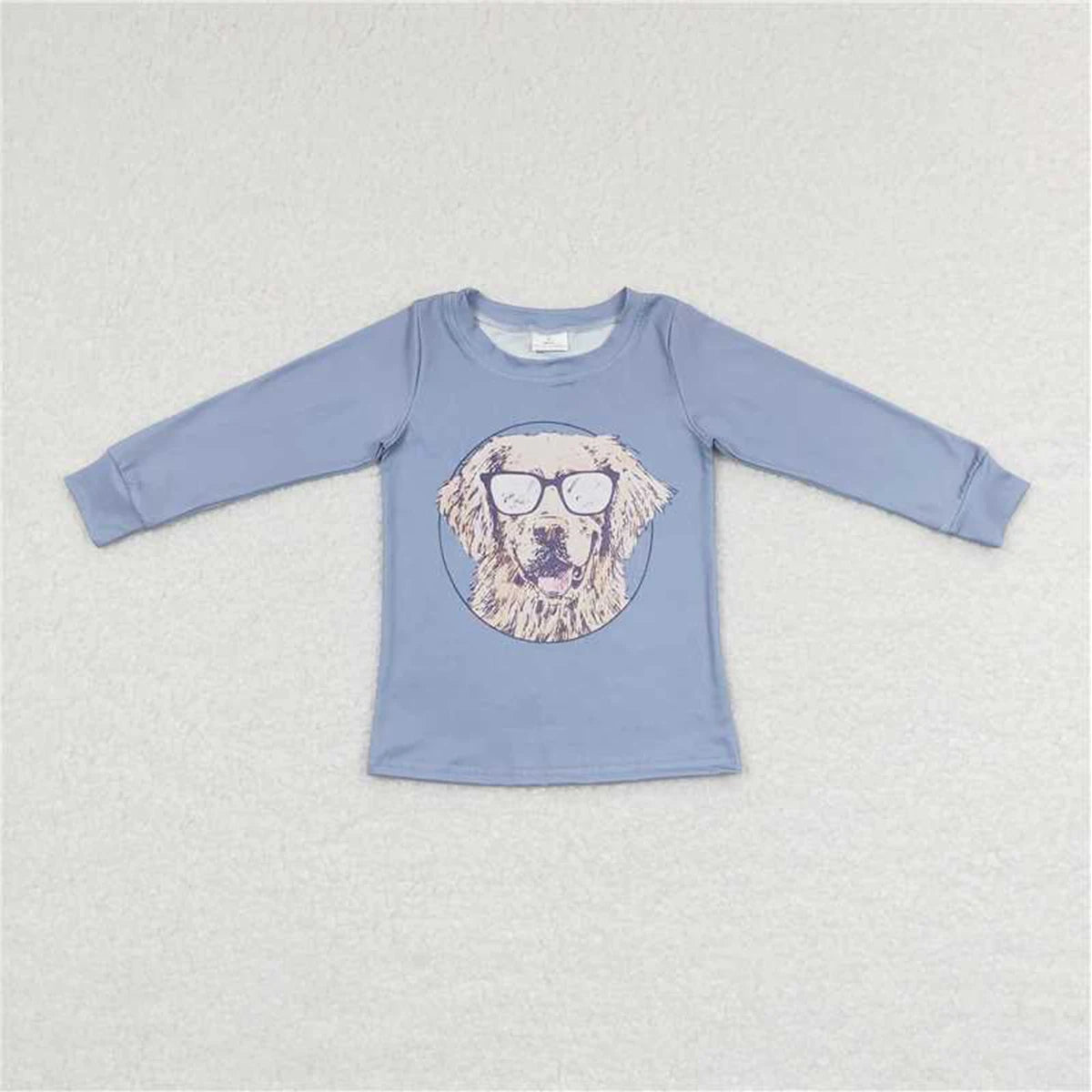 Boys Blue Dog Top