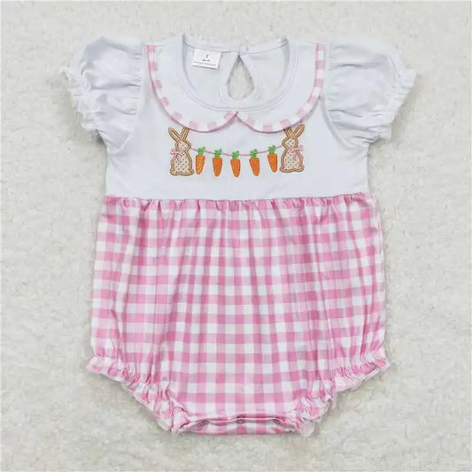 Pink Gingham Easter Bubble