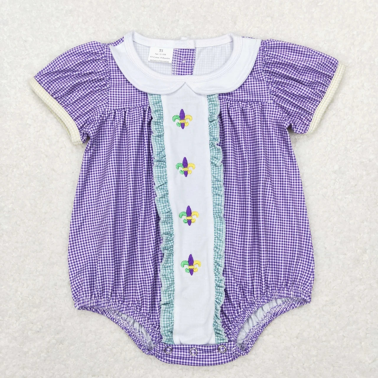 Smocked Mardi Gras Bubble