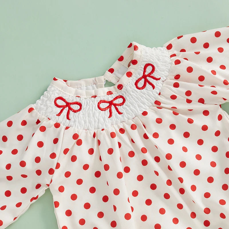 Smocked Valentine's Day Bow Bubble