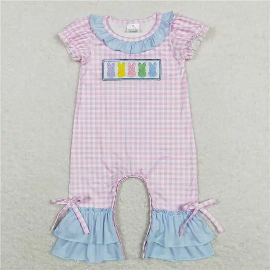 Pink Easter Bunny Romper