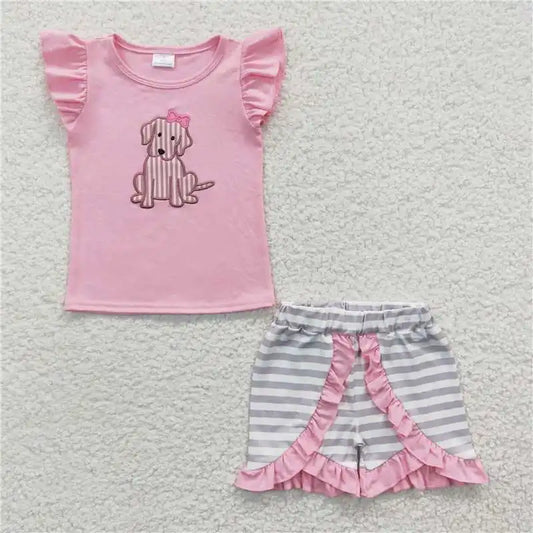 Girls Puppy Dog Set