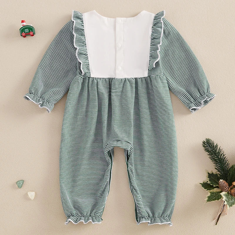 Christmas Bow Romper