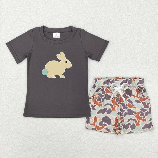 Boys Retro Camo Bunny Set