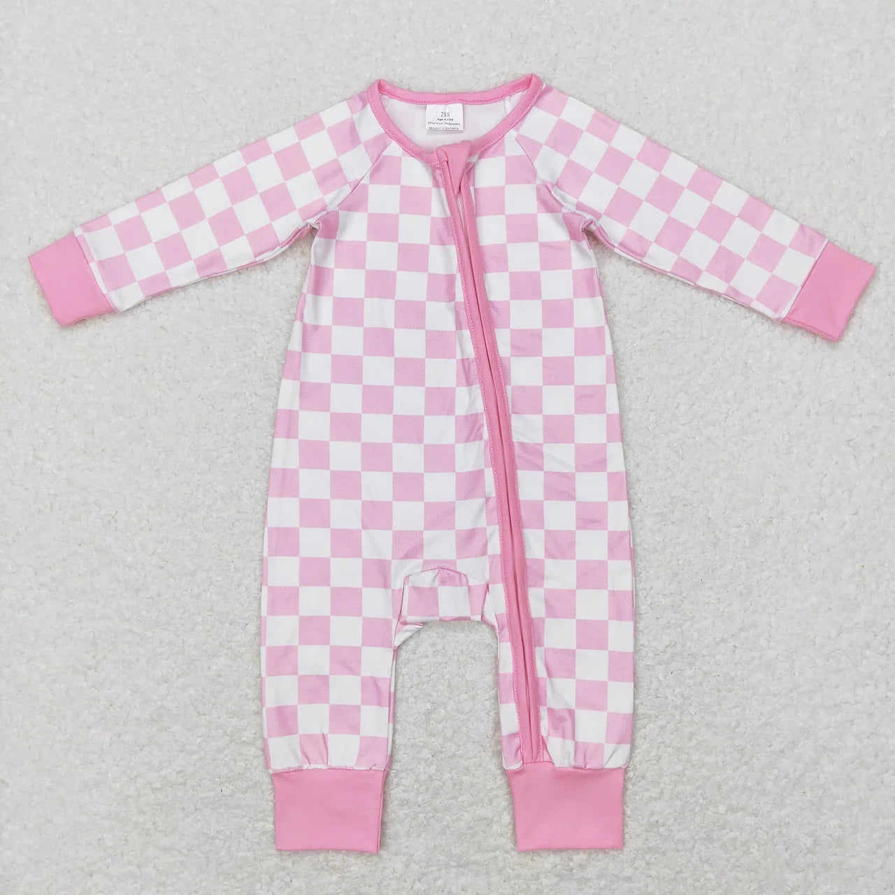 Pink Checker Bamboo Fiber Sleeper