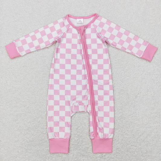 Pink Checker Bamboo Fiber Sleeper