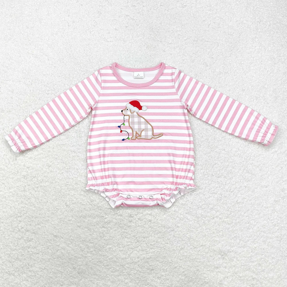 Christmas Lab Bubble Romper