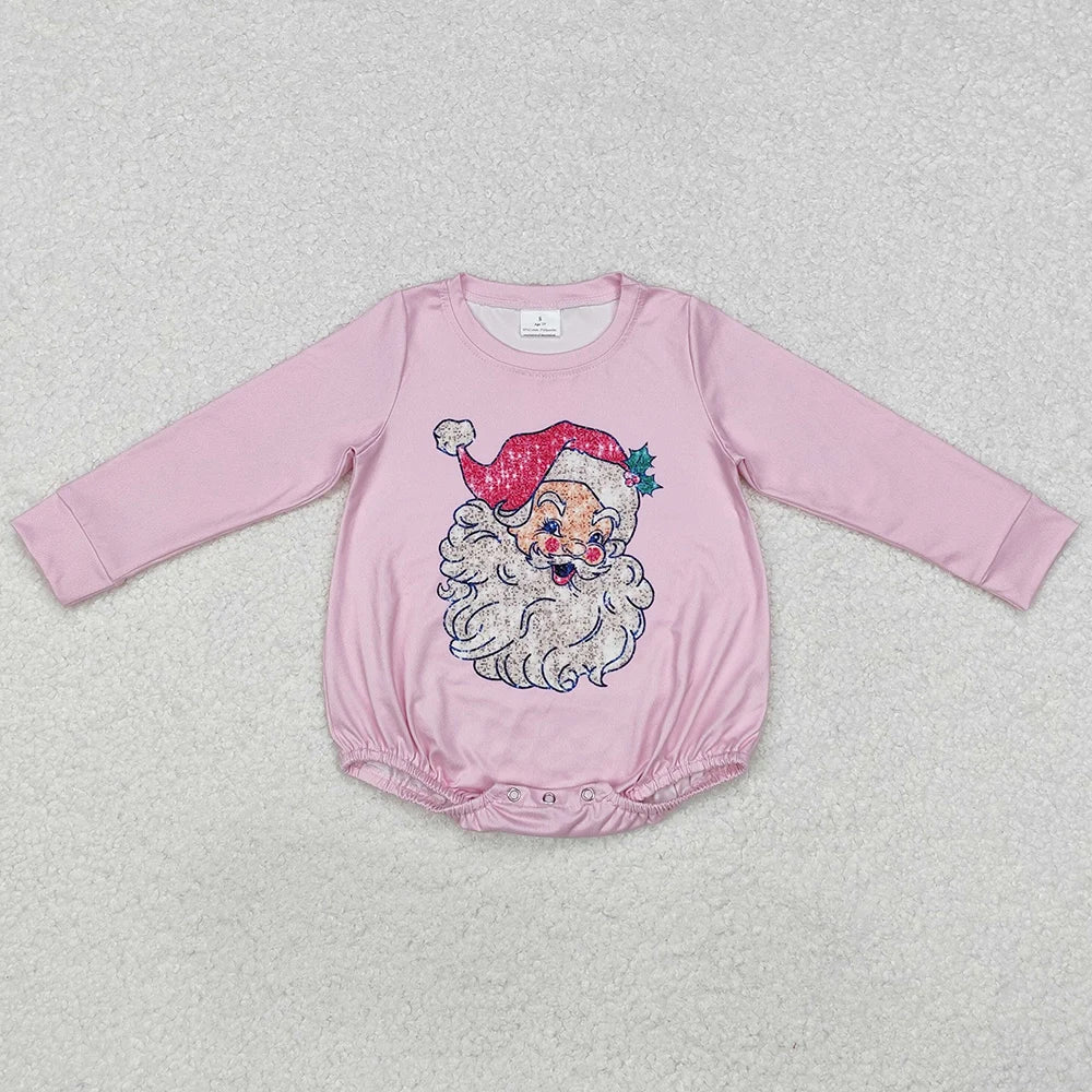 Retro Santa Bubble Romper