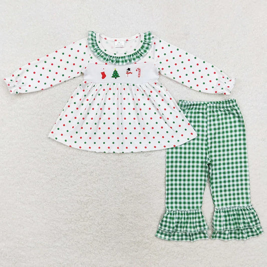 Girls Christmas Pant Set