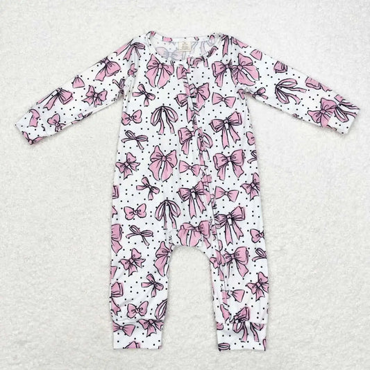 Pink Bow Bamboo Fiber Sleeper