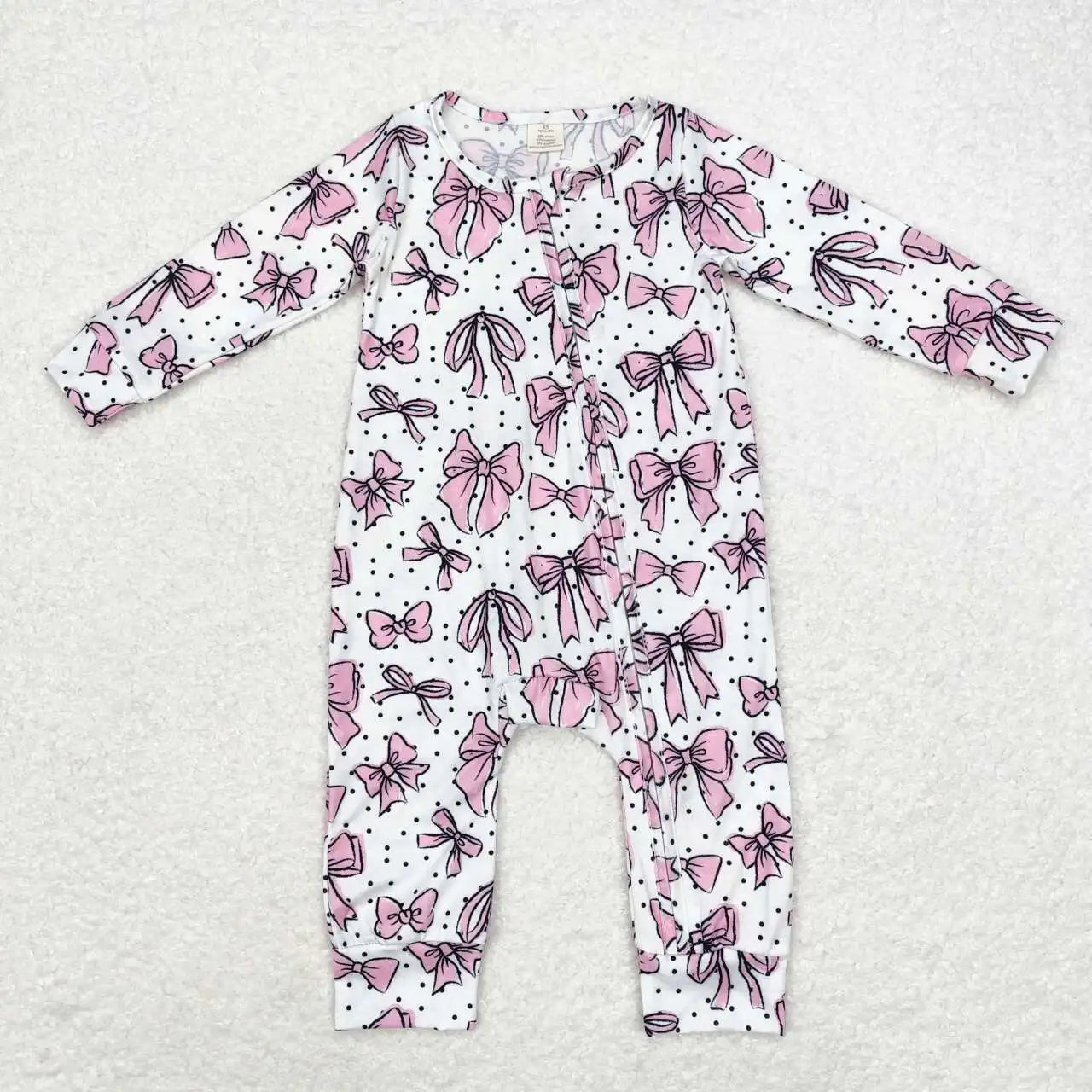Pink Bow Bamboo Fiber Sleeper