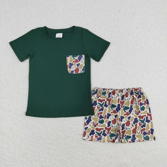Boys Retro Camo Set