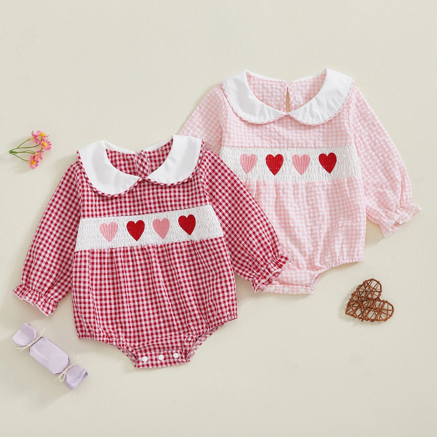 Smocked Valentine's Day Bubble