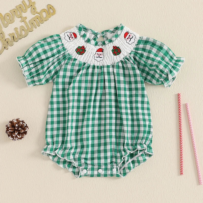 Smocked Christmas Tree/Santa Bubble