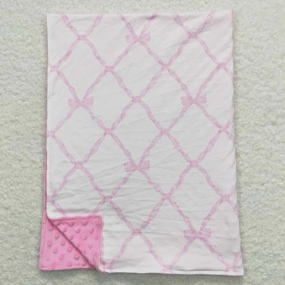 Coquette Bow Minky Blanket