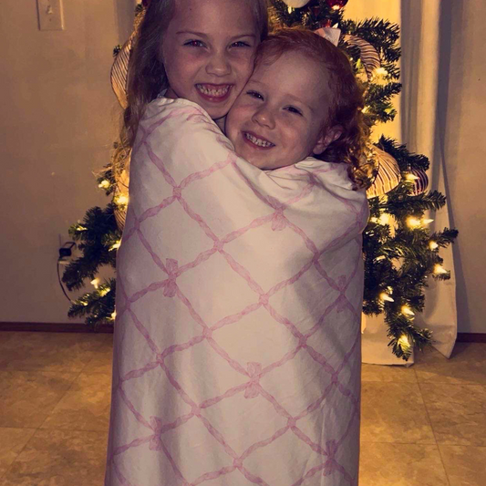 Coquette Bow Minky Blanket