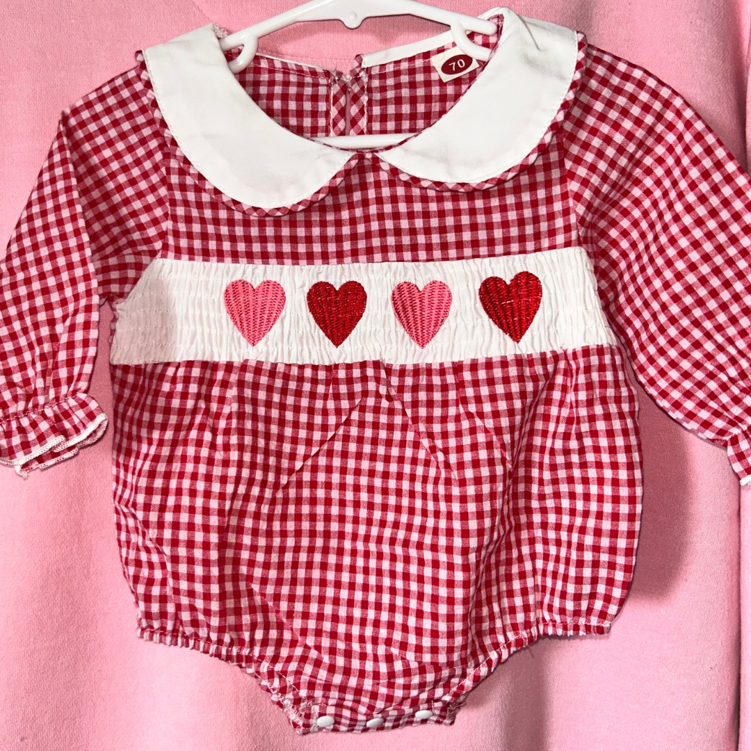 Smocked Valentine's Day Bubble