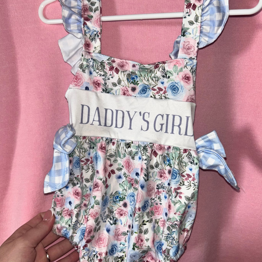 Daddy's Girl Bow Bubble